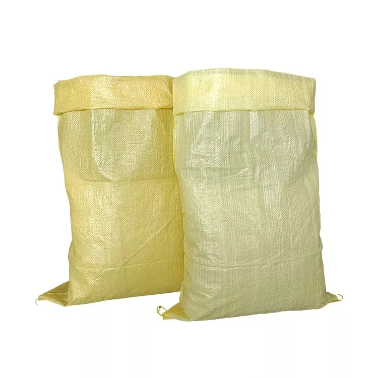 SGS FDA Un Factory Polypropylene Packaging Bag 25kg 50kg Sack Packing Grain Rice Potato Flour Sugar Fertilizer Seed Feed Maize Transparent PP Woven Bag