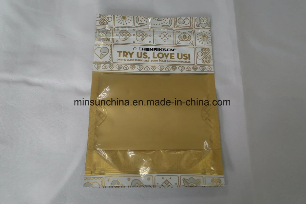 Customized Logo Sealed Aluminium Foil Plastic Packing Bag with Zipper for Animal Feed