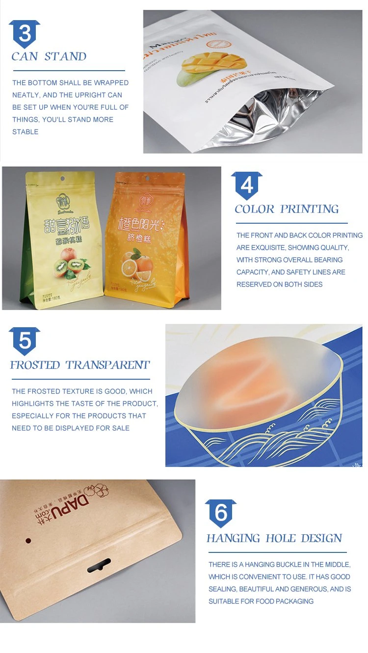 Custom Plastic Biodegradable Zip-Lock Laminated Packaging Packing Pet Feed Animal Food Bag