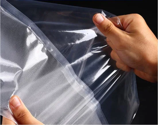 透明PA/PEプラスチック真空袋/食品真空包装袋、米レンガ袋、食品真空米袋